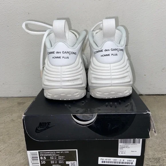 Comme des Garçons Homme Plus x Nike Foamposite Sneakers 8.5 UNI NWT​​​